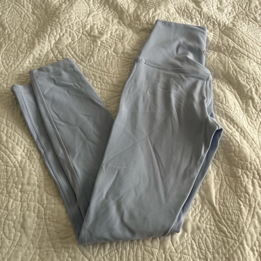 Blue/purple Lululemon align leggings 25in size 2